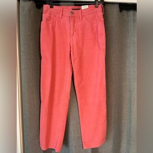 Lucky Brand Corduroy Jean Pink, Size 27 NWT